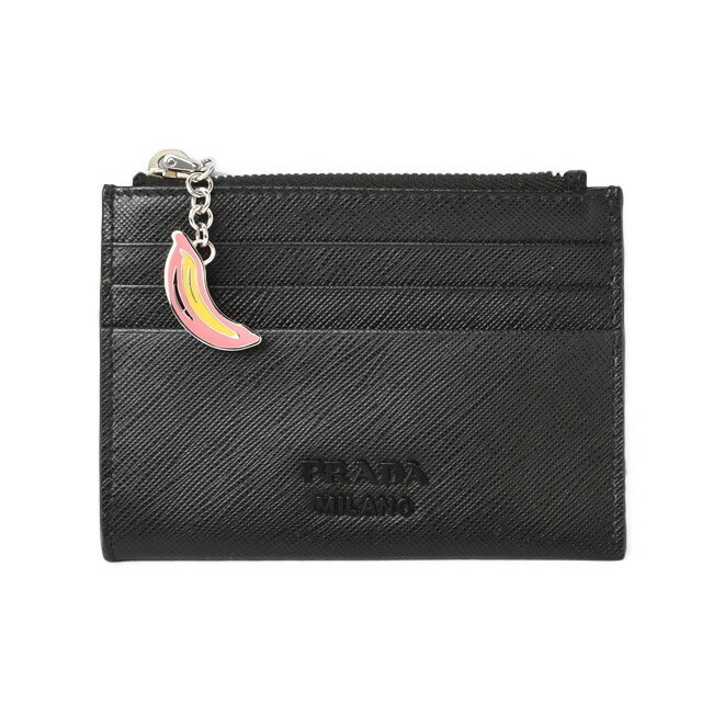 Prada Card Case Saffiano Black